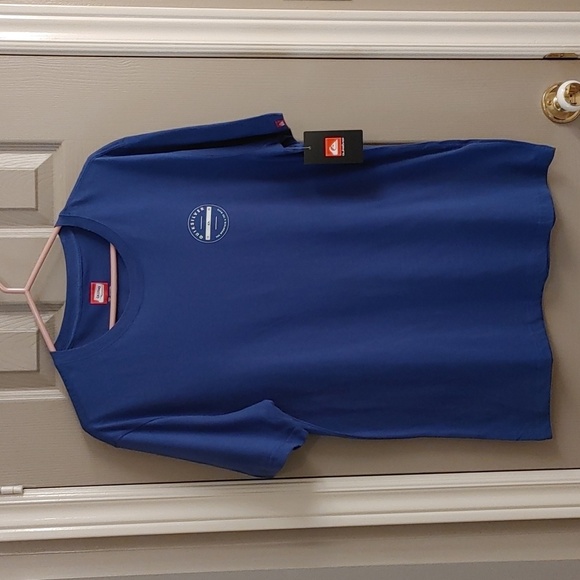 NWT Quicksilver Men's Blue Short Sleeve Graphic T-Shirt Medium - Picture 2 of 11